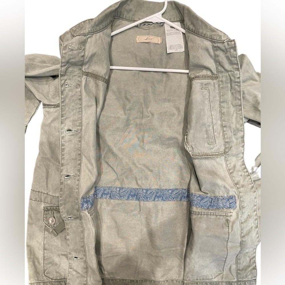 Levi's Green Jacket Size Large - Picture 3 of 4